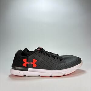 Under Armour Micro G Speed Swift 2 Black Orange Running Shoes Men's Size 13